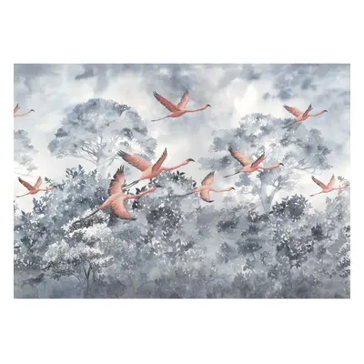 Komar Vliesová fototapeta Flamingos in the Sky 400 x 280 cm