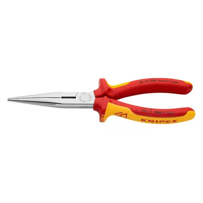 Knipex Půlkulaté kleště s břity, chrom, izol.vícesložkové návleky, VDE, 200 mm