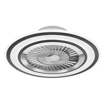 Stropní LED svítidlo s ventilátorem Flaga 3 000-6 000 K černé