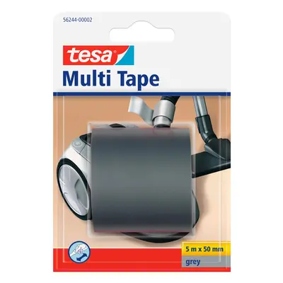 tesa Univerzální opravná PVC páska Multi Tape, šedá, 5 m x 50 mm