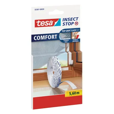 tesa Insect Stop Náhradní role suchého zipu pro sítě COMFORT 9 mm x 5,6 m