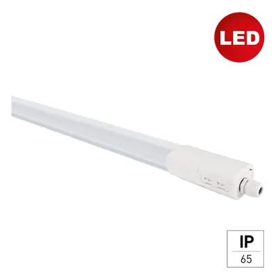 E2 LED Světlo do vlhka Plus L, IP65, 60 W, 7500 lm, 149,5 x 5,2 x 4,1 cm