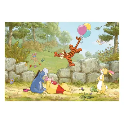 Komar Papírová fototapeta Winnie the Pooh Ballooning, 368 x 254 cm