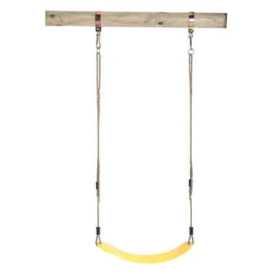 SwingKing Houpačka se sedátkem Flex, žlutá, 66 x 14 cm