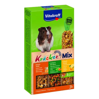 Vitakraft Doplňkové krmivo pro morčata Kräcker Mix 3 ks (zelenina, med, citrus)