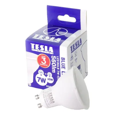 Tesla LED žárovka, GU10, 7 W, 560 lm, 4 000 K