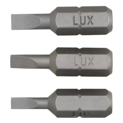 LUX Sada plochých bitů 3,5 mm 4 mm 5,5 mm délka 25 mm