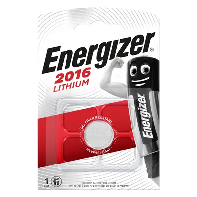 Energizer Baterie CR2016 lithiová knoflíková, 1 ks