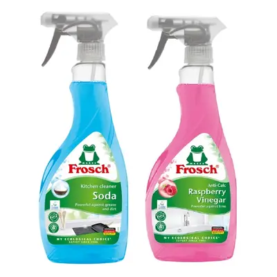 Frosch Eko čistič kuchyně + čistič koupelny Duopack, 2x500 ml