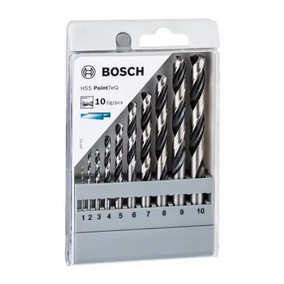 Bosch Sada spirálových vrtáků HSS PointTeQ 1-10 mm