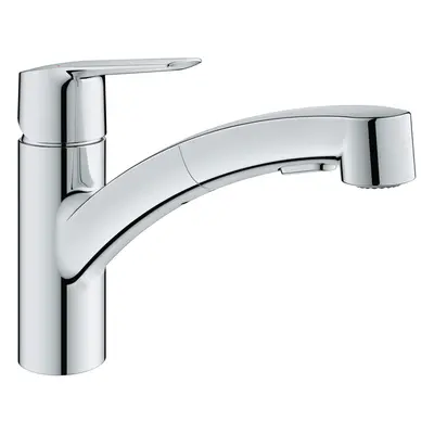 GROHE QuickFix Páková dřezová baterie START DN15 chrom, se sprškou