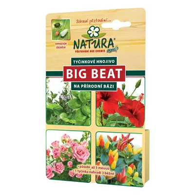 NATURA Big Beat tyčinkové hnojivo 12 ks