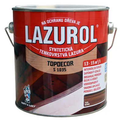 Lazurol Topdecor S1035 lazura přírodní 2,5 l