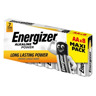 Energizer Alkalická Power baterie mignon AA LR6, 8 ks