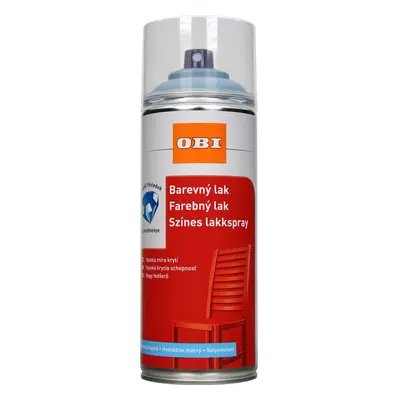 OBI Lak ve spreji polomatný minerální modrá 400 ml