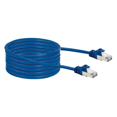 Schwaiger Síťový kabel CAT8 (S/FTP) RJ45, modrá, 10 m