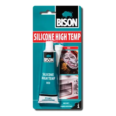 BISON Silikon SILICONE HIGHT TEMP RED 60 ml