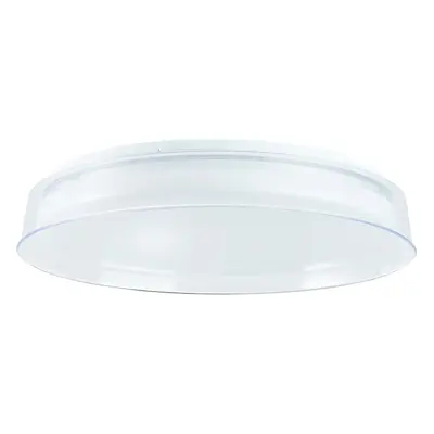 Smarte Stropní LED svítidlo Leanna, stmívatelné, bílá/průhledná, pr. 41 cm