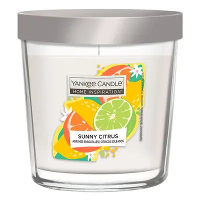 Yankee Candle Vonná svíčka ve skle Home Inspiration Sunny Citrus, 200 g