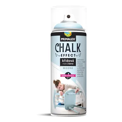 Primalex Křídová matná barva ve spreji Chalk Effect modrá 400 ml