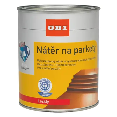 OBI Nátěr na parkety transparentní lesklý 375 ml