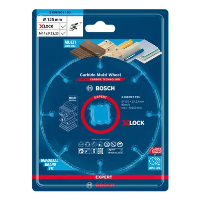 Bosch Řezný kotouč Expert Carbide Multi Wheel X-Lock, pr. 125 mm