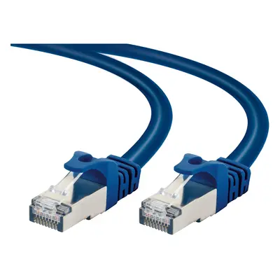 Schwaiger Síťový kabel CAT 8 (SF/FTP) RJ45, modrá, 5 m