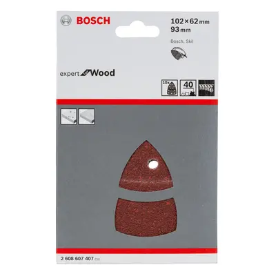 Bosch Papír brusný G 40 sada 10 ks, 102 x 62 mm