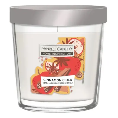 Yankee Candle Vonná svíčka ve skle Home Inspiration Cinnamon Cider, 200 g