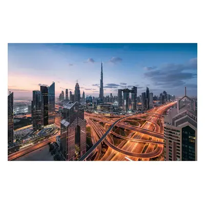 Komar Vliesová fototapeta Světla Dubaje, 450 x 280 cm