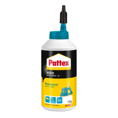 Pattex Disperzní vodovzdorné lepidlo na dřevo Wood Super 3, 750 g