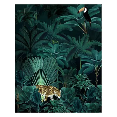 Komar Vliesová fototapeta Jungle Night 200 x 250 cm