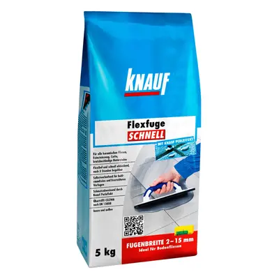 Knauf Spárovací hmota Flexfuge Schnell cementová šedá 5 kg