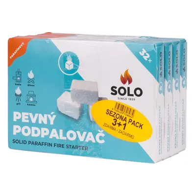 Solo pevný podpalovač parafínový