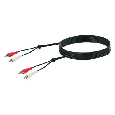 Schwaiger Propojovací audiokabel 2x2 CINCH, 1,5 m