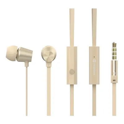 SWISSTEN EARBUDS DYNAMIC YS500 Sluchátka zlaté