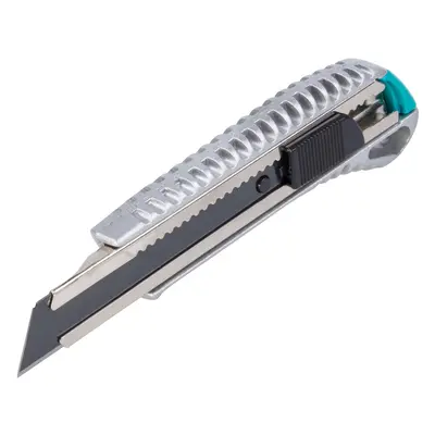 Wolfcraft Nůž s 18 mm odlamovacími čepelemi, černá čepel Profi-Sharp, kovový