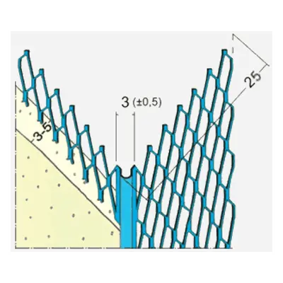 Den Braven Profil pro suchou výstavbu MMG 25 2,5 m x 3 mm