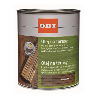 OBI Terasový olej bangkirai 750 ml