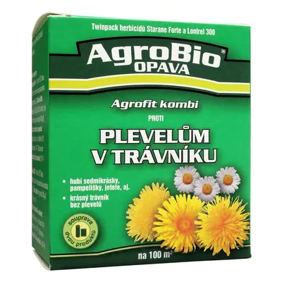 AgroBio Opava Herbicid proti plevelům v trávníku AGROFIT KOMBI na 100 m2