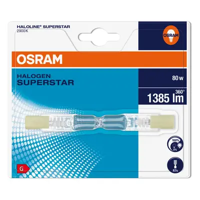 Osram Trubková halogenová žárovka R7s / 80 W (1450 lm) teplá bílá