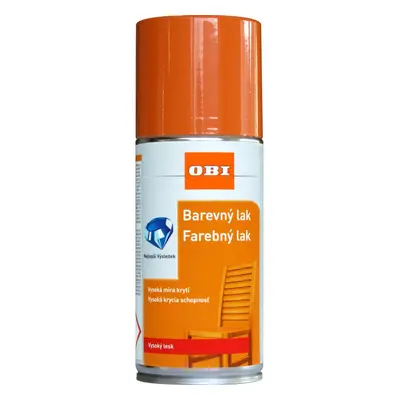 OBI Lak ve spreji syntetický lesklý RAL2003 oranžová 150 ml