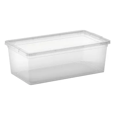 Kis Úložný box s víkem C Transparent XS, 12 x 33,5 x 19 cm