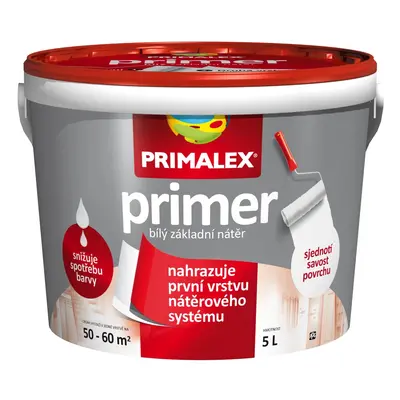 Primalex Bílý základní nátěr Primer 5 l