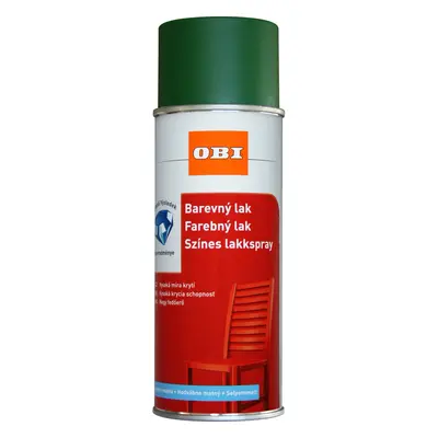 OBI Sprej polomatný RAL 6002 zelená 400 ml