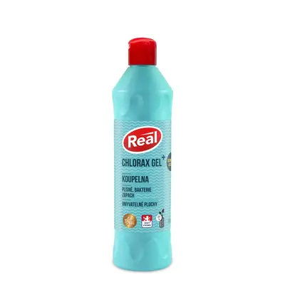 Real gel chlorax plus koupelna Dezinfekční univerzální čistič, 550 g