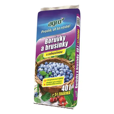 AGRO Substrát pro borůvky a brusinky 40 l + 5 l ZDARMA