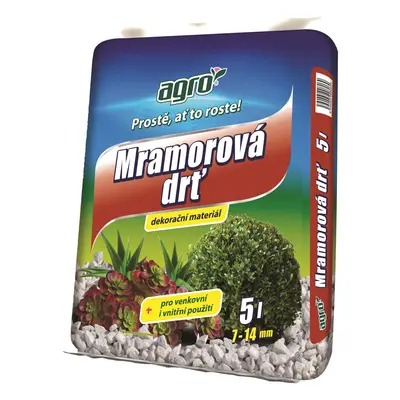 Agro Mramorová drť 7 mm - 14 mm 5 l