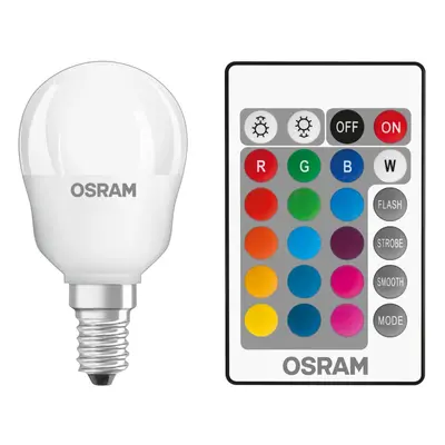 OSRAM LED žárovka barevná s dálkovým ovládáním CLP25 4,2 W E14 2700 K