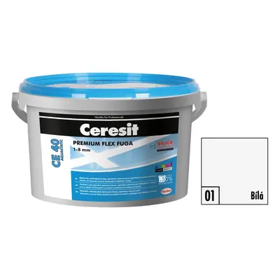 Ceresit Flexibilní spárovací hmota CE 40 Aquastatic Bílá, 2 kg